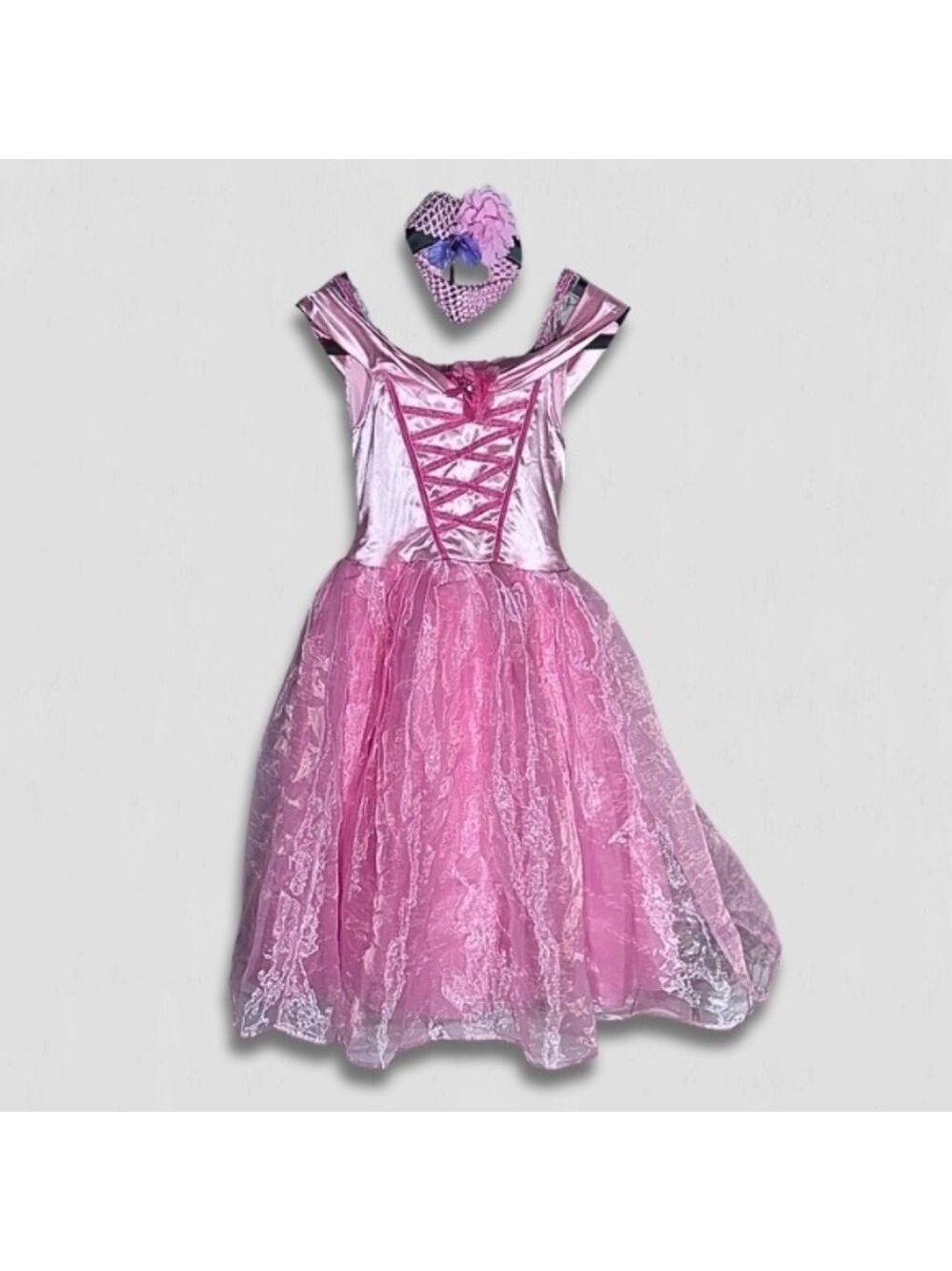 Vintage Fairy Princess Costume Dress Headband - Girls M